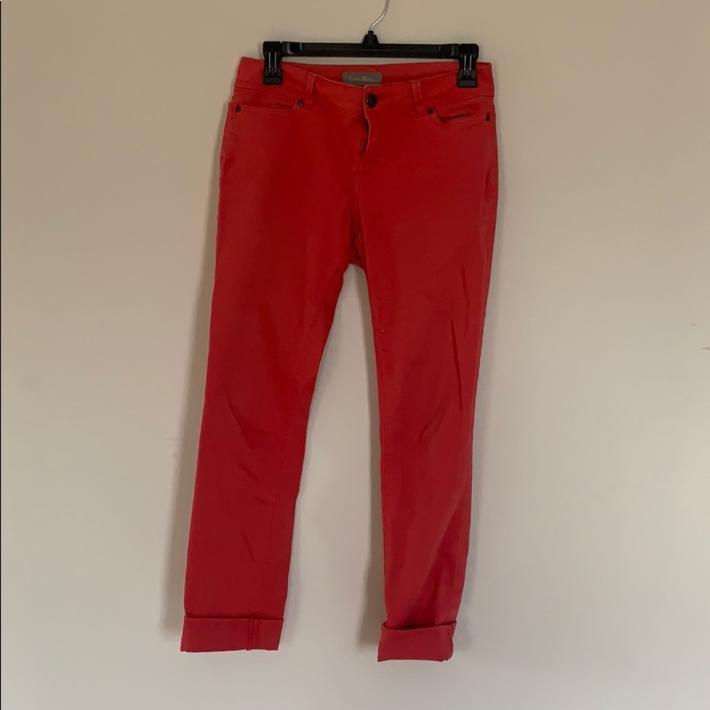 red Jeans